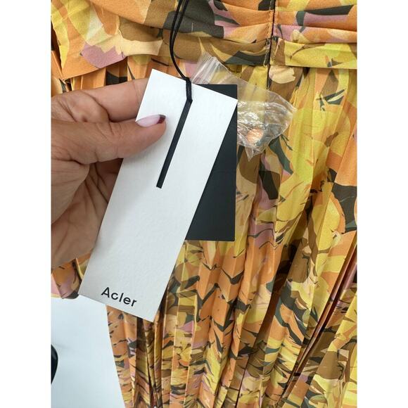 NWT Acler Palms Dress Kaleidoscope Floral - Picture 8 of 9